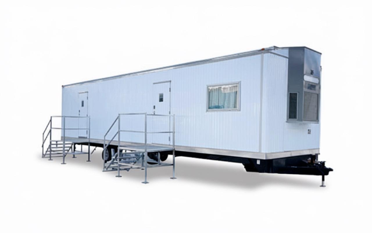 office trailers are mobile and can be easily relocated to different sites as needed